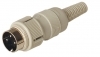 MAS 3100 wtyk kablowy z nakrętką (gwint M16x0.75) układ styków wg DIN 41524, Hirschmann, 930304517, MAS3100